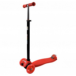Dječji trokolutni romobil s LED kotačima Red 6DZ076 - II. KVALITETA