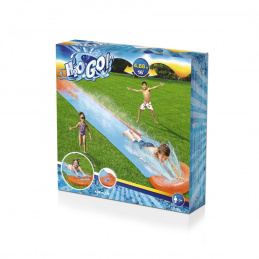 Dječji tobogan 3+ Jednostavna staza 488cm BESTWAY + zakrpa za popravak