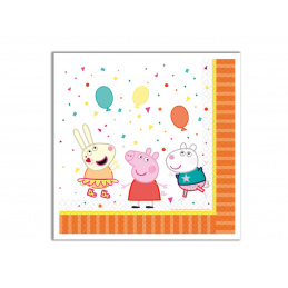Peppa Pig Papirnati ubrusi Prase Peppa 33x33cm 16 komada