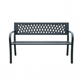 Aga Metalna vrtna klupa 125x53 x77 cm
