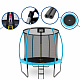 Aga SPORT EXCLUSIVE Trampolin 250 cm Svijetloplava + zaštitna mreža + ljestve