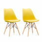 Aga 2x Stolice za blagovaonicu MR2035 Žuta