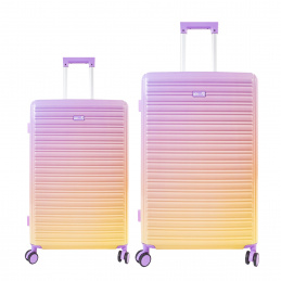 Aga Travel Set putnih kofera MR4673 Žuta/Ljubičasta