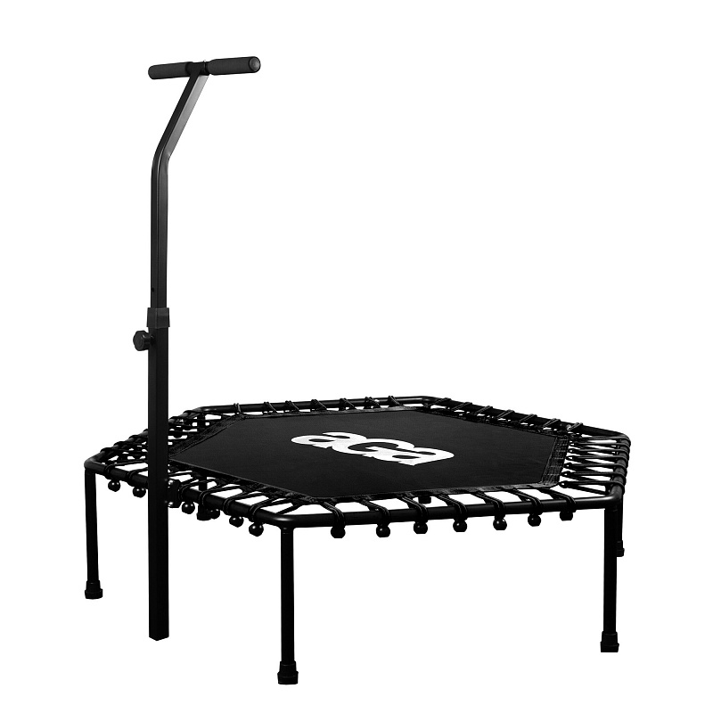 Aga FITNESS Trampolin 130 cm Crna + ručka 6SAF054 - II. KLASA