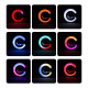 Aga RGB LED Lampa 5u1 s bežičnim punjačem Bijela