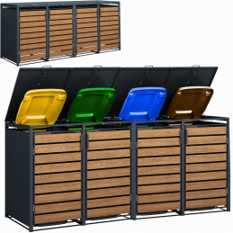 Poklop za 4 kante za smeće