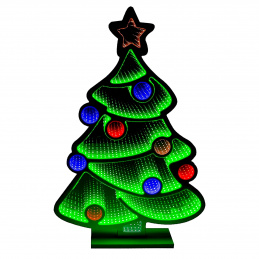 LD14 LED 3D SVIJETLEĆA BOŽIĆNA JELKA DEKORACIJA    KUGLICE