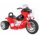 Dječji bicikl na baterije Chopper Crvena + 3 kotača + zvukovi + LED svjetla