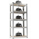 Aga 2x Metalna polica 180x90x30 cm 5 polica