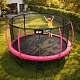 Aga SPORT EXCLUSIVE Trampolin 366 cm Ružičasta + zaštitna mreža + ljestve