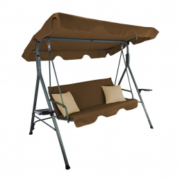 Aga Vrtna ljuljačka 170x118x153 cm Smeđa