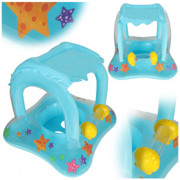 Nafuk madrac za čamac s madracem na kotačima s baldahinom