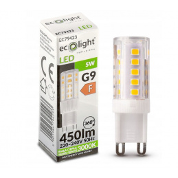 LED žarulja - G9 - 5W - 450lm - topla bijela