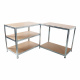 Linder Exclusiv Metalna polica 180x90x40 cm 5 polica