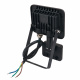LED reflektor RODIX PREMIUM s PIR senzorom - 10W - IP65 - 850Lm - hladno bijela - 6000K - jamstvo 36 mjeseci