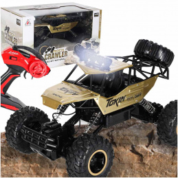 Aga RC auto Rock Crawler 1:12 4WD METAL zlatni