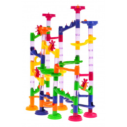 Sklopiva staza s kuglicama za djecu 3+ Građevinski dijelovi 105 el. + 30 lopti