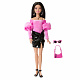 Barbie Deluxe Style Modelka v topu s odhalenými rameny a sukni JJN76