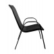 Aga 2x Vrtne stolice MR4400BC-2 Crna