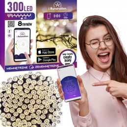 300 LED SVJETLA BIJELA - UPRAVLJANJE MOBILNIM TELEFONOM