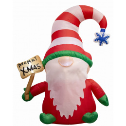 Nafukljivi patuljak s LED osvjetljenjem - 175 cm