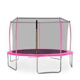 Aga SPORT FIT Trampolin 430 cm Pink + unutarnja zaštitna mreža