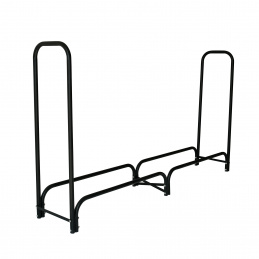 Aga Stalak za drva 200x36x116 cm Crni