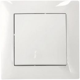 Jednopolni prekidač pod žbukom, bijeli