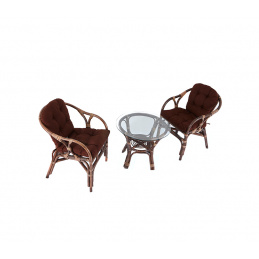 Aga Ratan garnitura SITA Choco Dark Brown