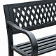 Aga Metalna vrtna klupa 125x53 x77 cm