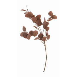 Umjetna biljka Grana lišća Eukaliptusa 90 cm visina smeđa KAO ŽIVA