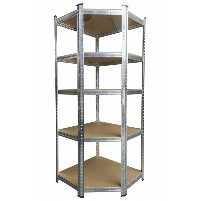Aga Kutni metalni regal 180x70x40 cm 5 polica