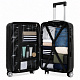 Aga Travel Set putnih kovčega MR4651 Crna