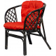 Aga Ratanova garnitura BAHAMA Black Red