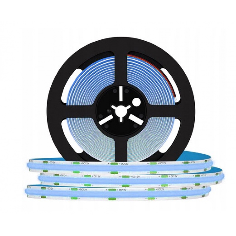 LED traka NEON COB homogeni - 12V - 5 m - plavi