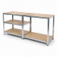 Linder Exclusiv Metalna polica 180x100x60 cm 5 polica