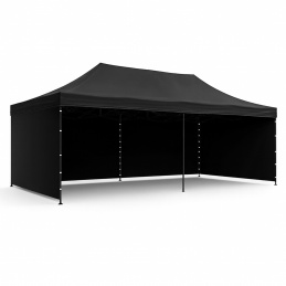 Aga Šator na sklapanje PARTY 3x6m Crni