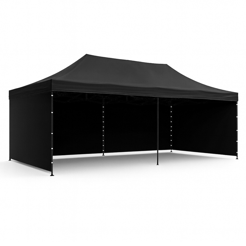 Aga Šator na sklapanje PARTY 3x6m Crni