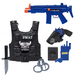 Aga4Kids Dječji policijski prsluk s priborom